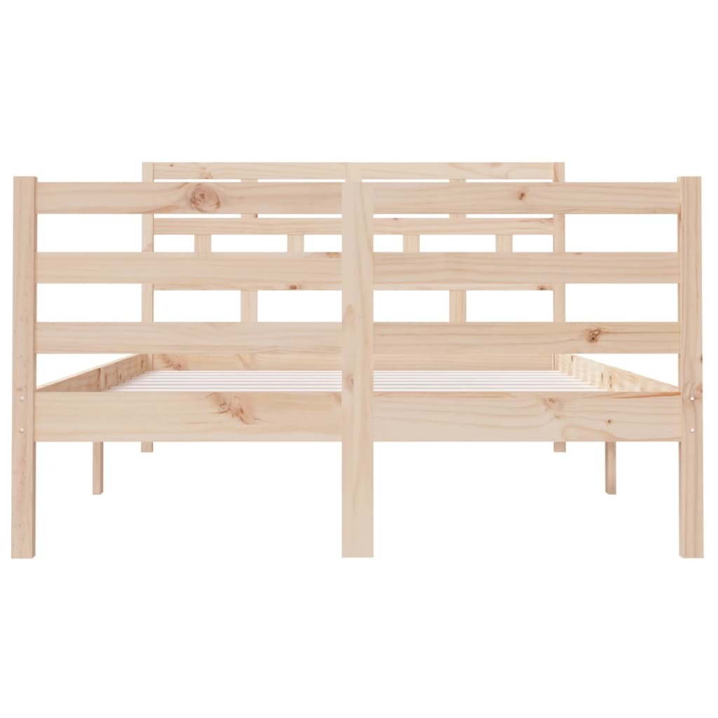 Bed Frame Solid Wood 120x200 cm 4FT Small Double