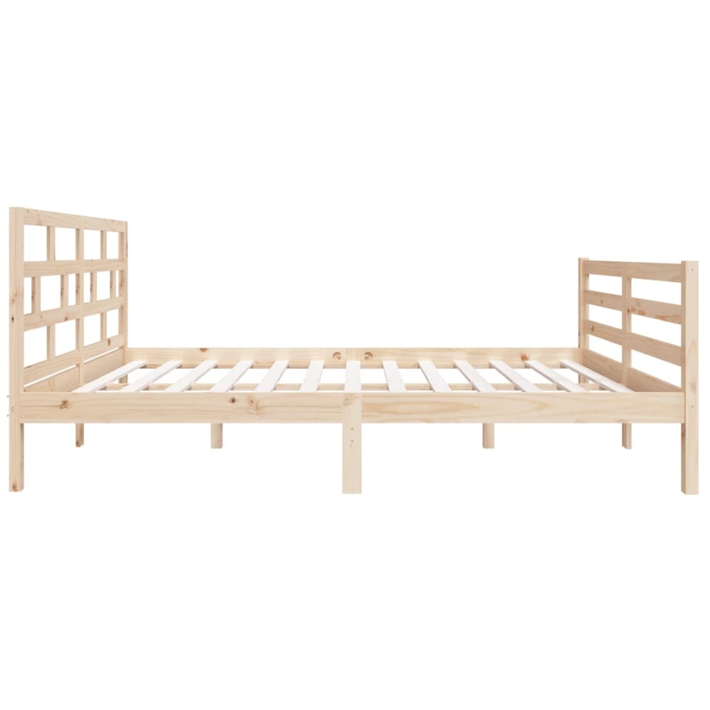 Bed Frame Solid Wood 120x200 cm 4FT Small Double
