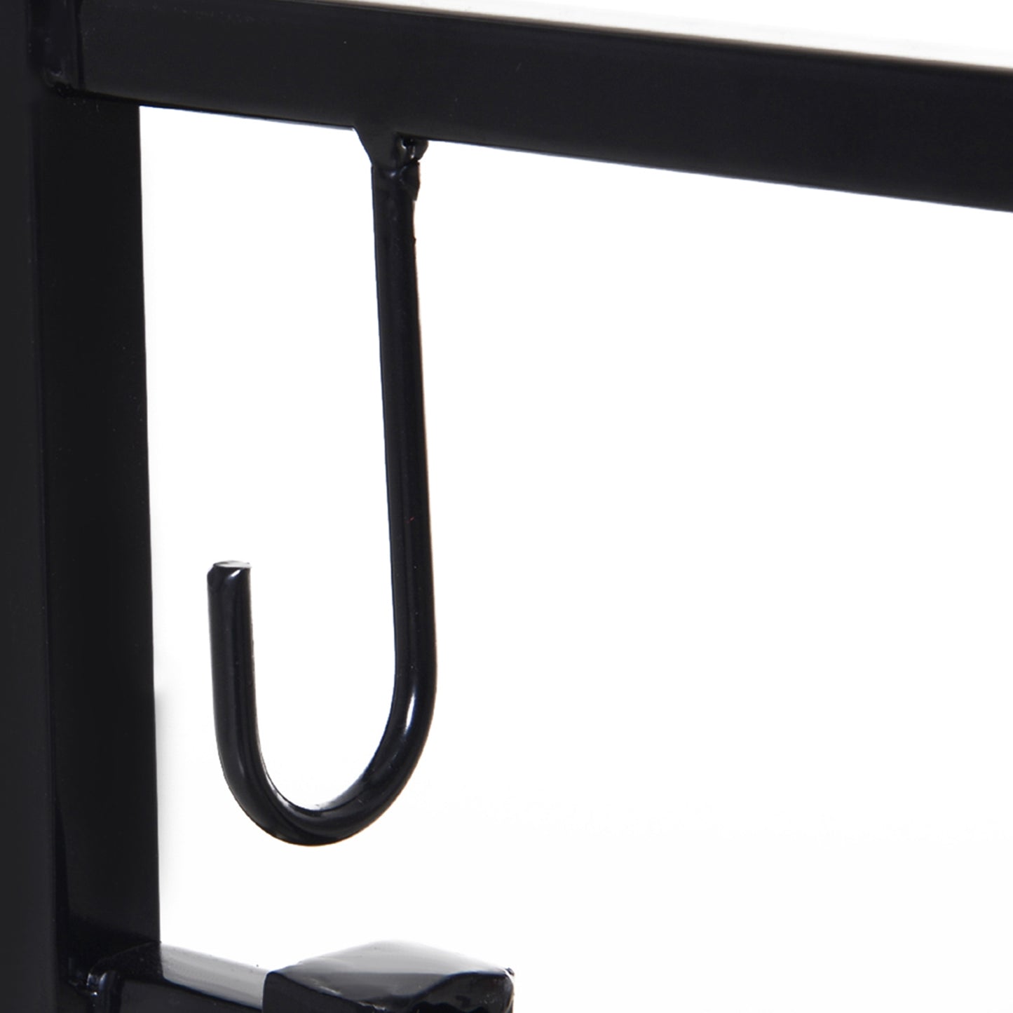 Firewood Stand Log Rack Holder 84cm with 4-PC Fireplace Tools Set