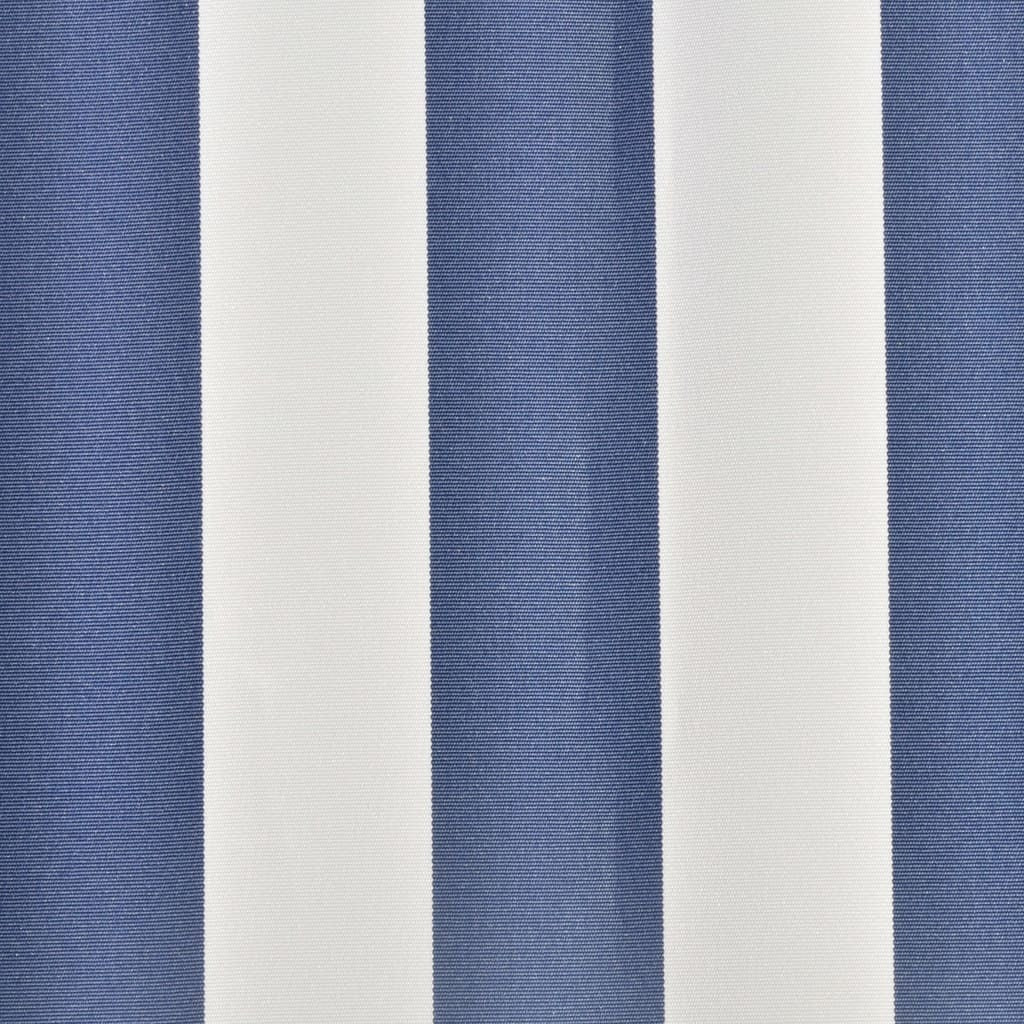 Awning Top Sunshade Canvas Blue & White 6x3m (Frame Not Included)