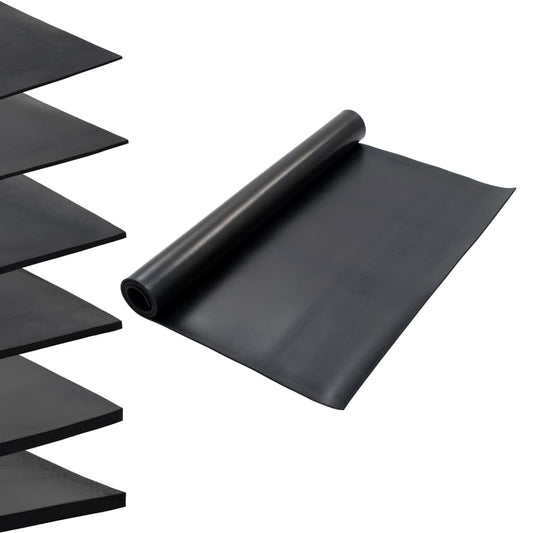 Floor Mat Anti-Slip Rubber 1.2x2 m 6 mm Smooth