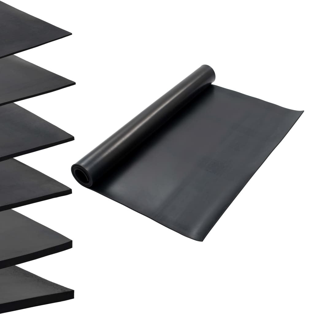 Floor Mat Anti-Slip Rubber 1.2x2 m 6 mm Smooth