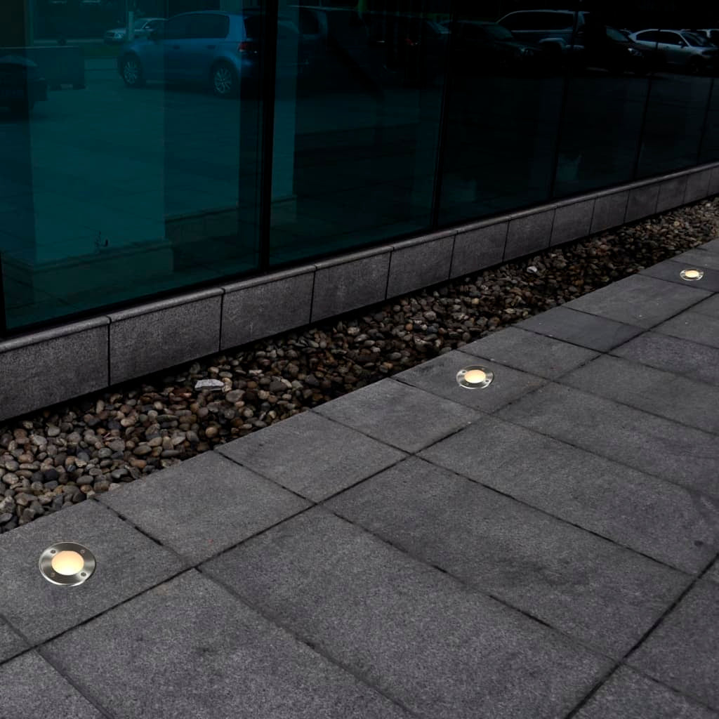 Outdoor Ground Lights  RoundPack of 12