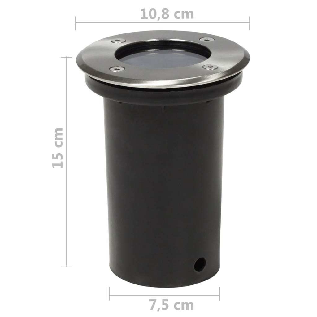 Outdoor Ground Lights  RoundPack of 12