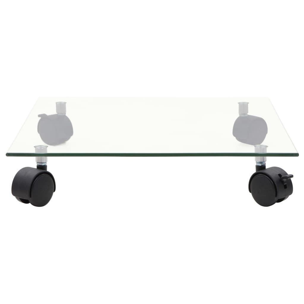 Plant Rollers 2 pcs Tempered Glass 35x35 cm Square