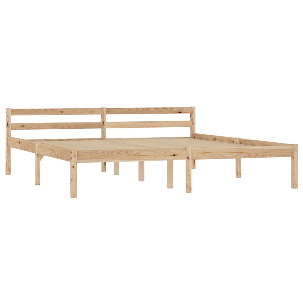 Bed Frame Solid Pine Wood 160x200 cm