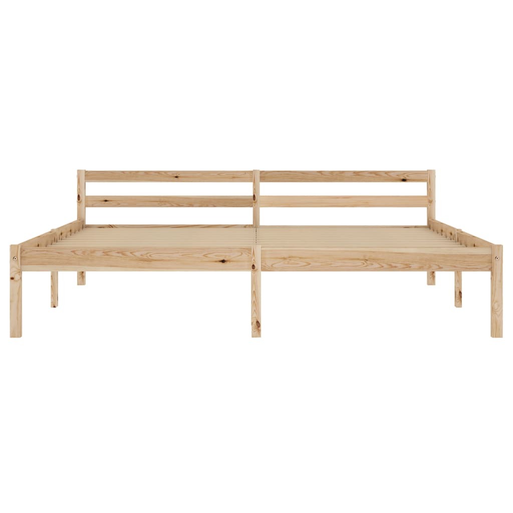 Bed Frame Solid Pine Wood 160x200 cm