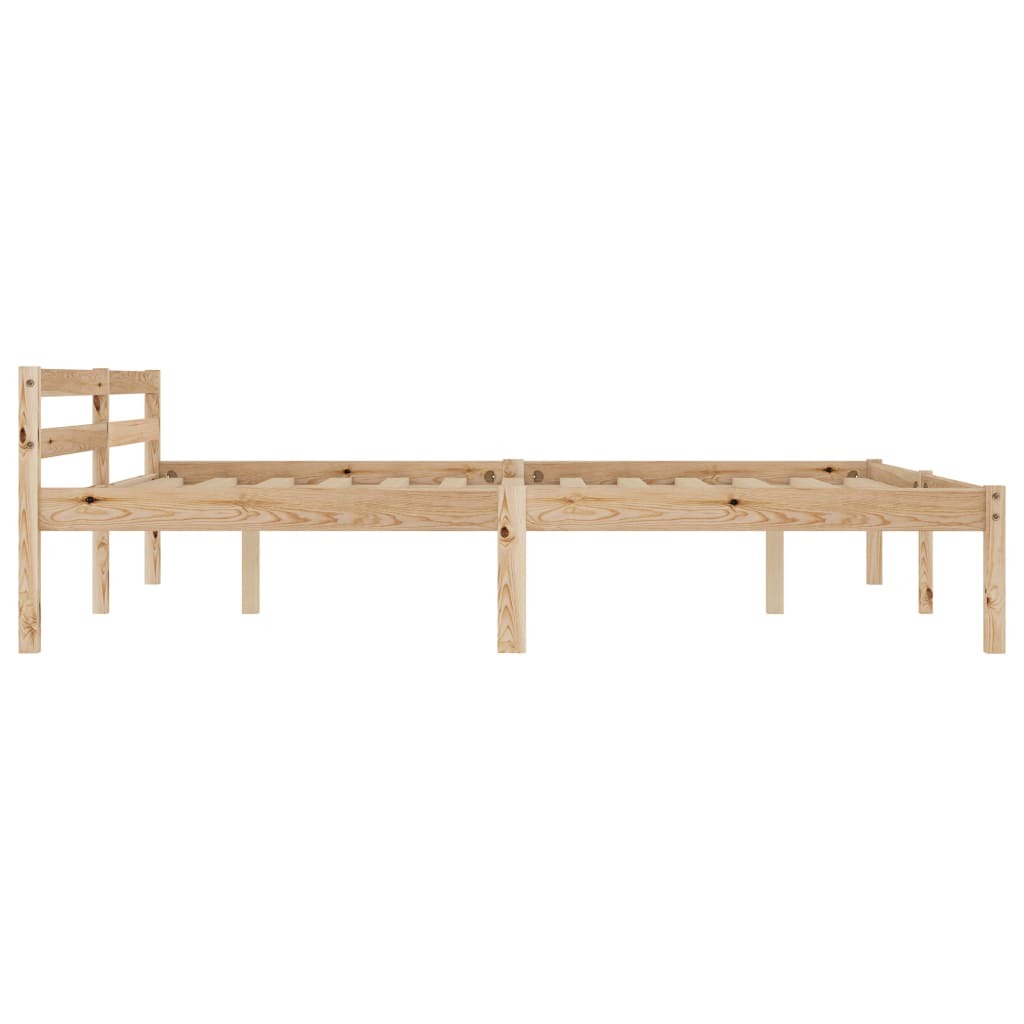 Bed Frame Solid Pine Wood 160x200 cm