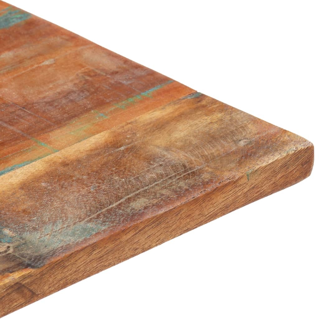 Rectangular Table Top 70x80 cm 15-16 mm Solid Reclaimed Wood