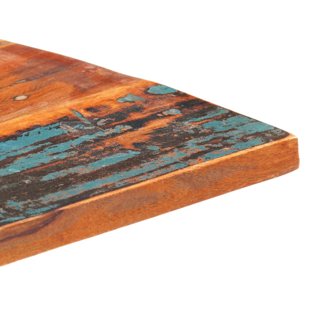 Square Table Top 60x60 cm 25-27 mm Solid Reclaimed Wood