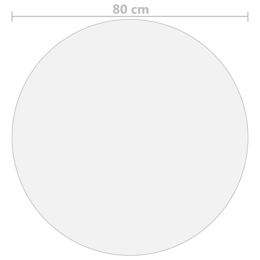 Table Protector Transparent  80 cm 2 mm PVC