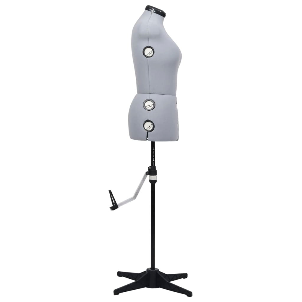 Adjustable Dress Form Female Grey M Size 40-46