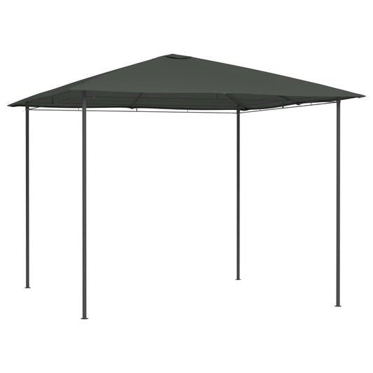 Gazebo 3x3x2.6 m Anthracite 160 g/m