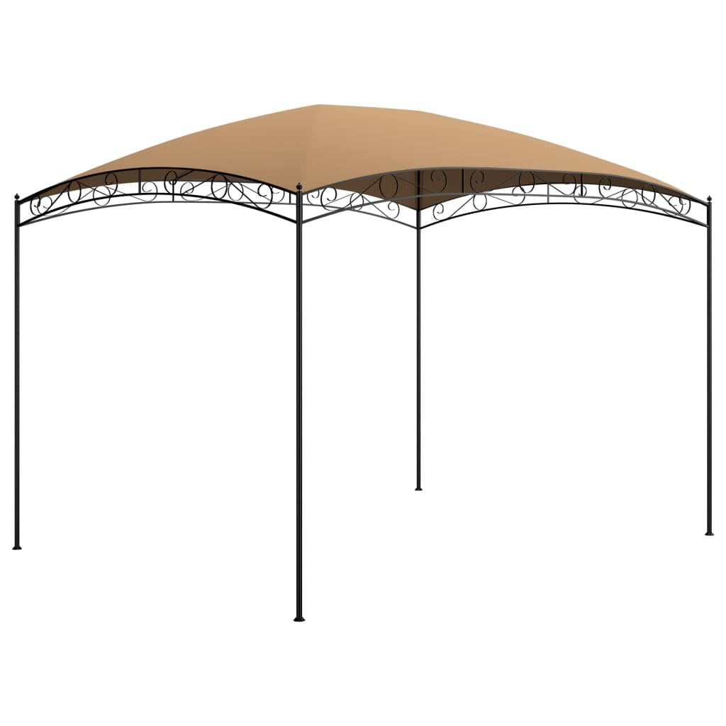 Gazebo 3x4x2.65 m Taupe 180 g/m