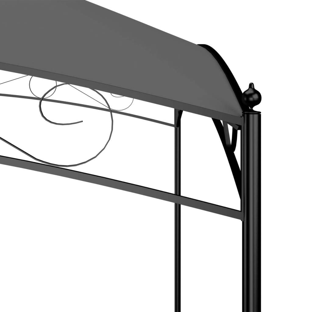 Gazebo 3x4x2.65 m Anthracite 180 g/m