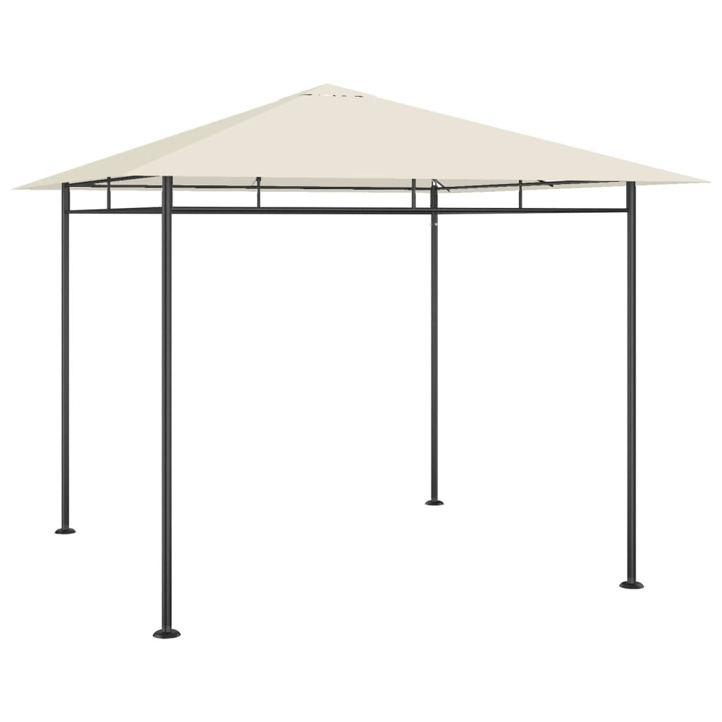 Gazebo 3x3x2.7 m Taupe 180 g/m