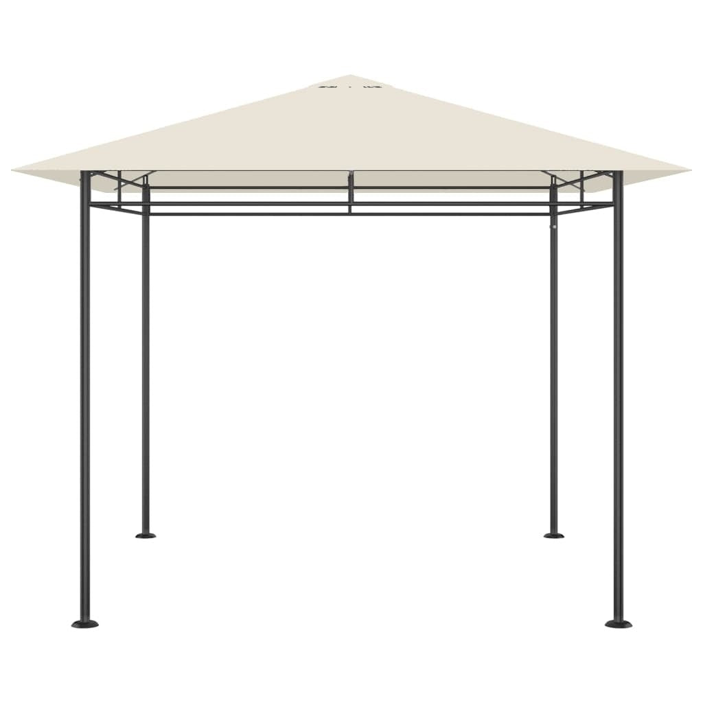 Gazebo 3x3x2.7 m Taupe 180 g/m