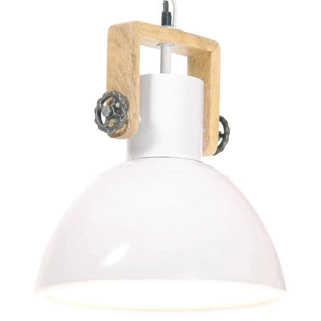 Industrial Hanging Lamp 25 W White Round 30 cm E27