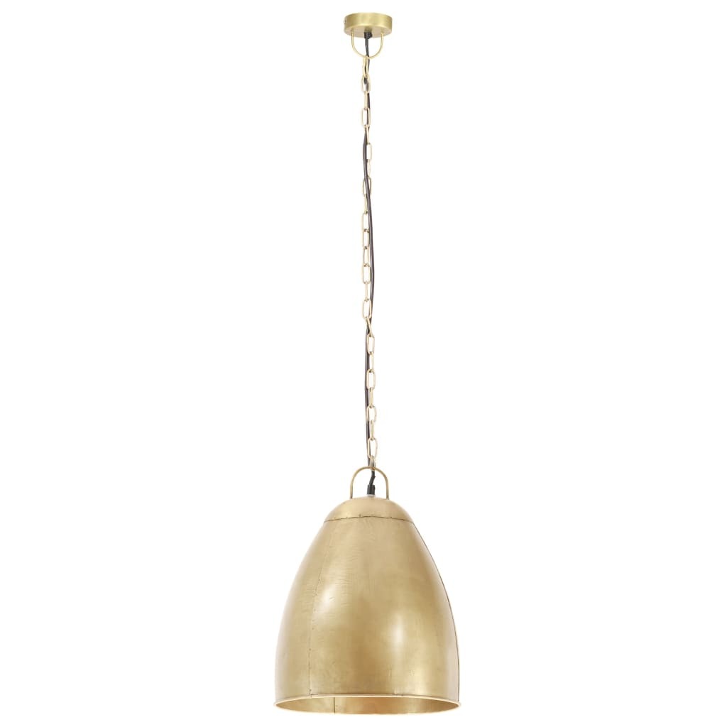 Industrial Hanging Lamp 25 W Brass Round 32 cm E27
