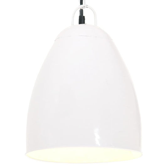 Industrial Hanging Lamp 25 W White Round 32 cm E27