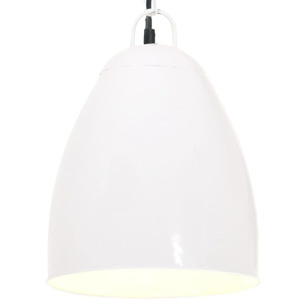 Industrial Hanging Lamp 25 W White Round 32 cm E27