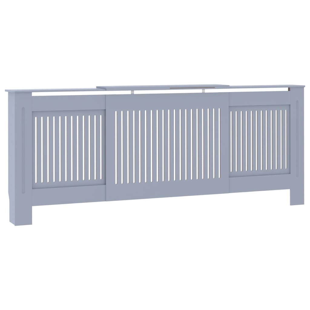 MDF Radiator Cover Grey 205 cm