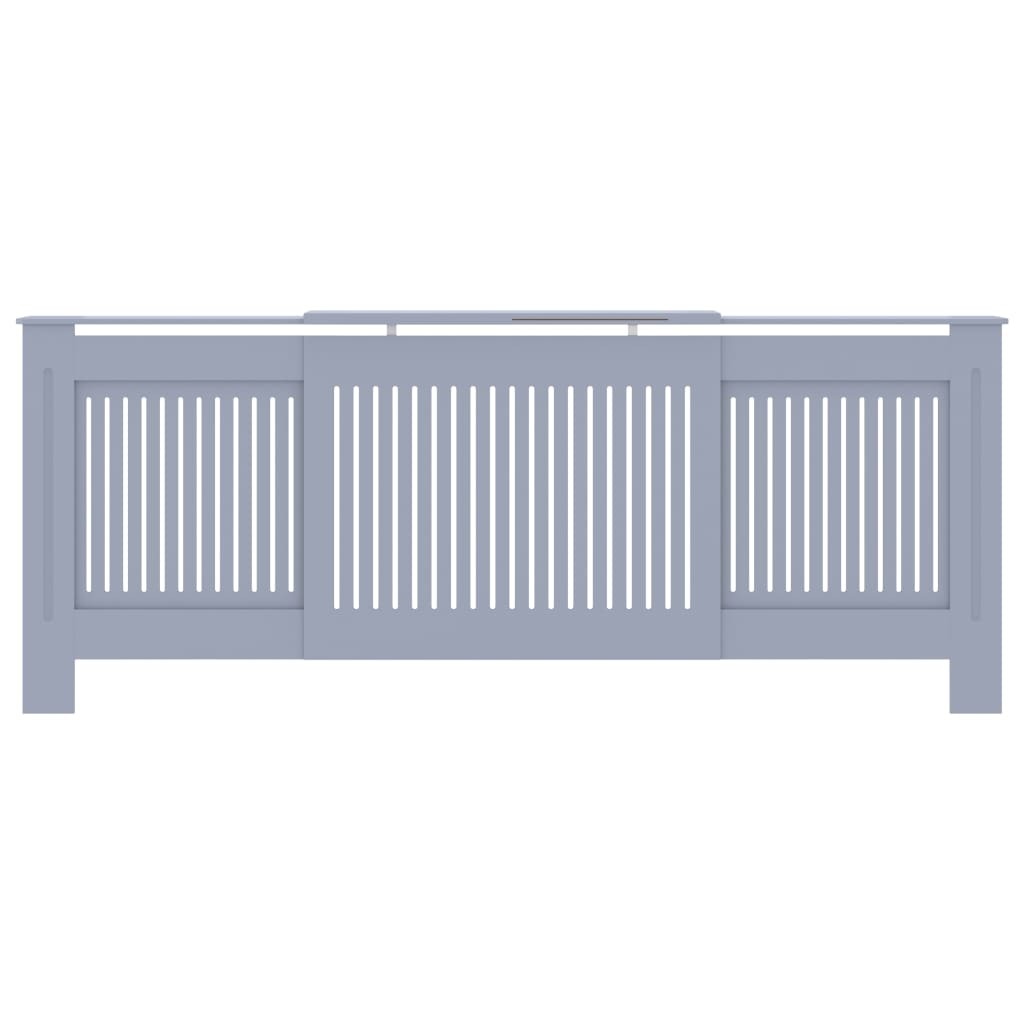MDF Radiator Cover Grey 205 cm