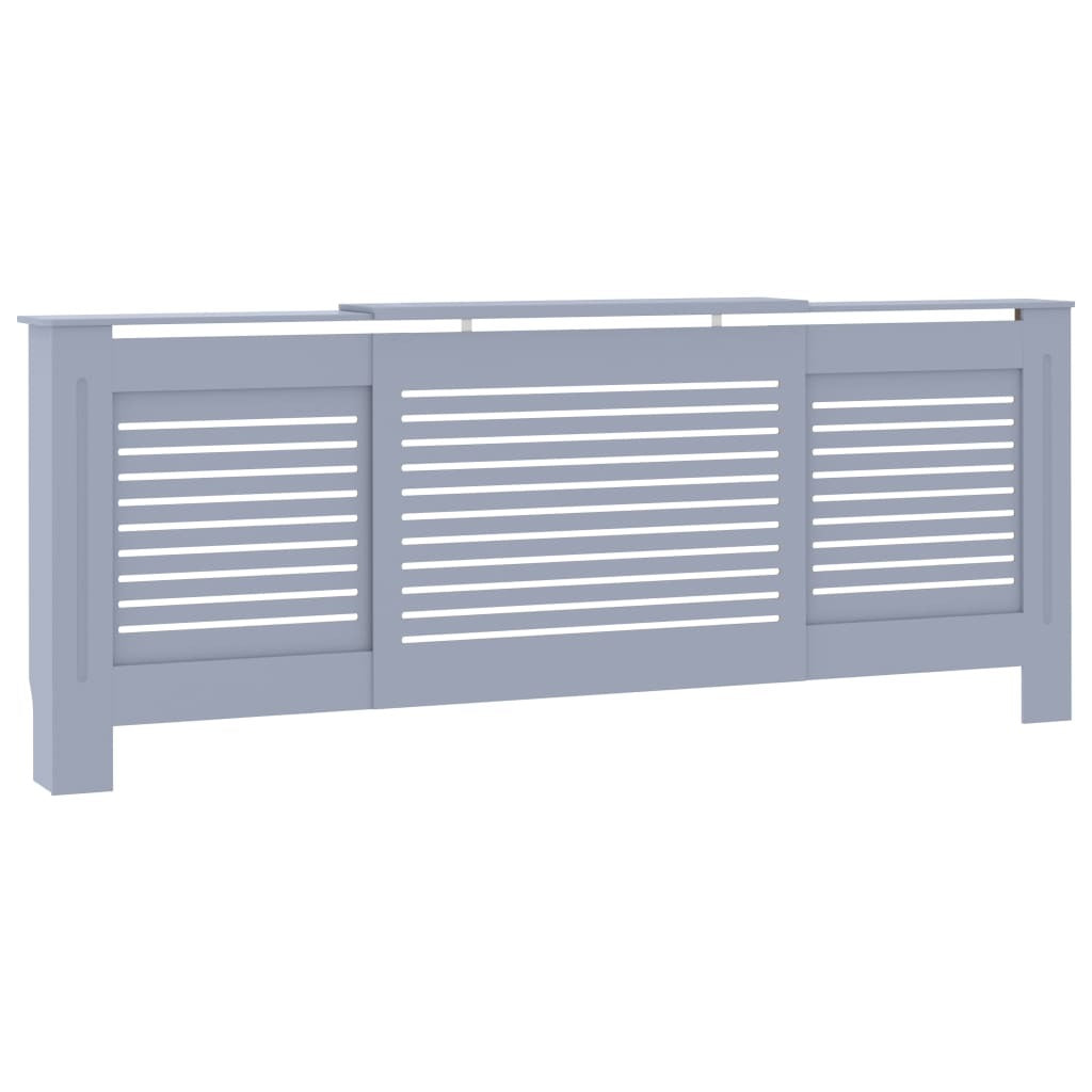 MDF Radiator Cover Grey 205 cm