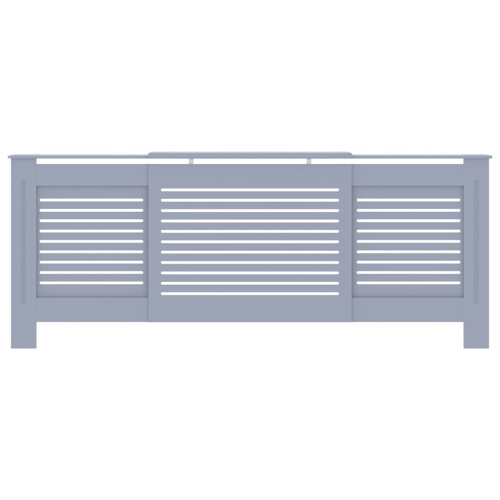 MDF Radiator Cover Grey 205 cm