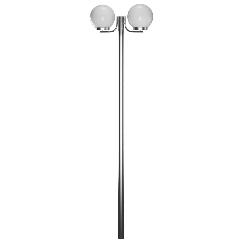 Garden Lamp Post 2 Lamps 220 cm
