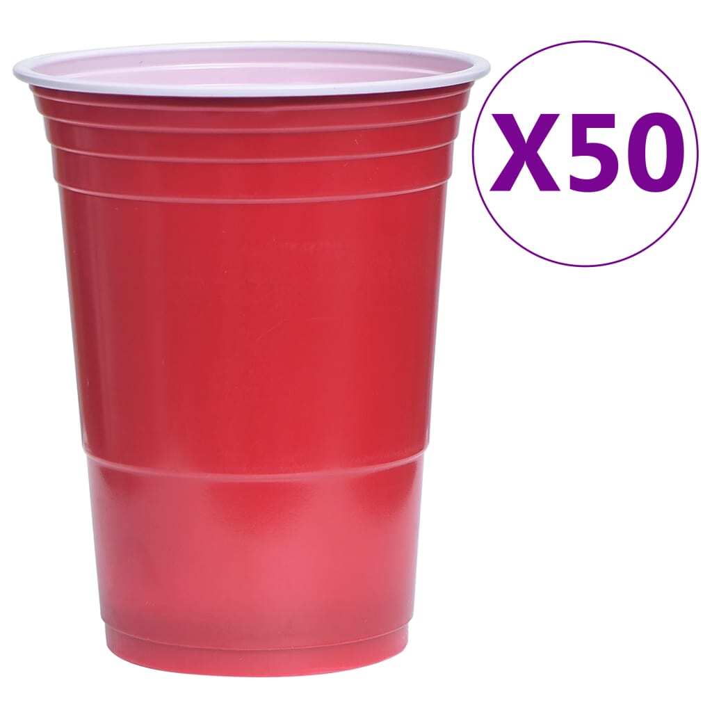 Beer Pong Table Set 0,5 L Plastic