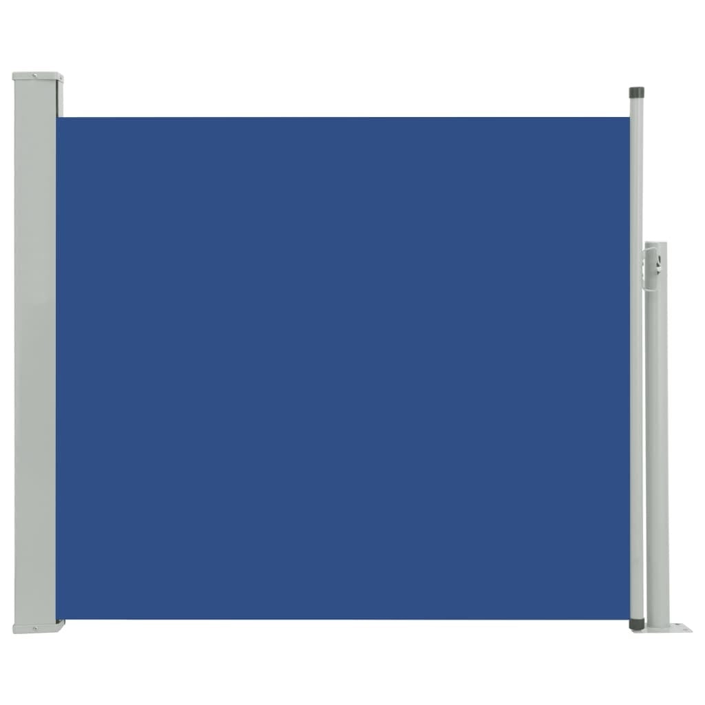 Patio Retractable Side Awning 100x300 cm Blue