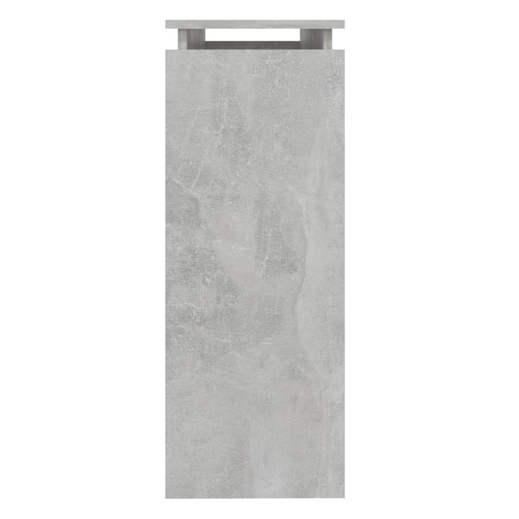 Console Table Concrete Grey 102x30x80 cm Engineered Wood