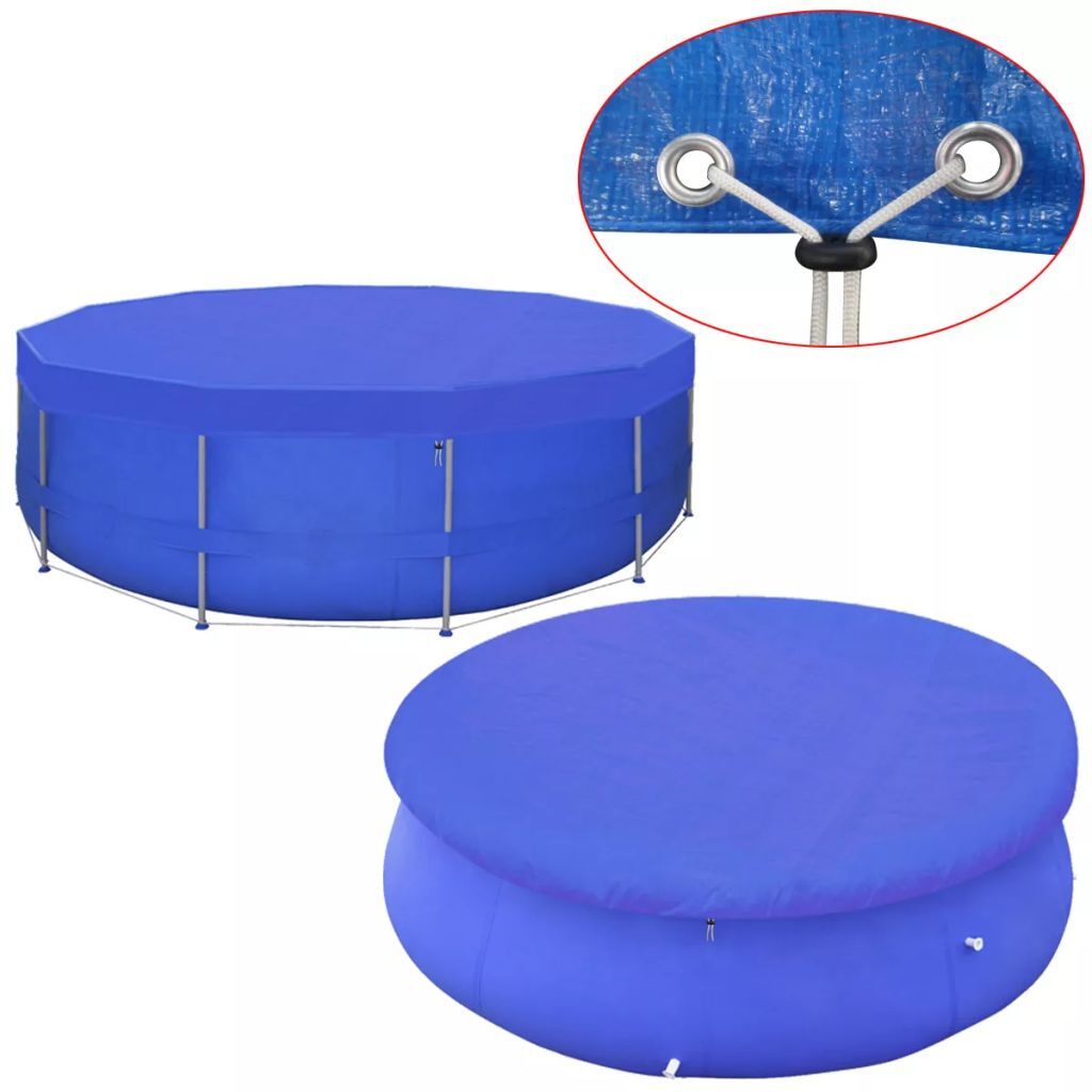 Pool Cover PE Round 540 cm 90 g/m