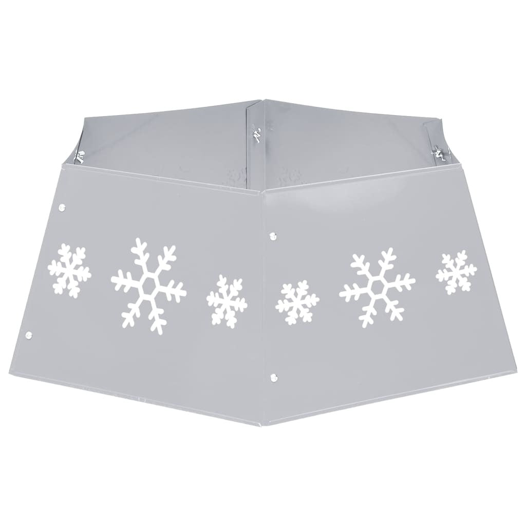 Christmas Tree Skirt Silver and White68x25 cm