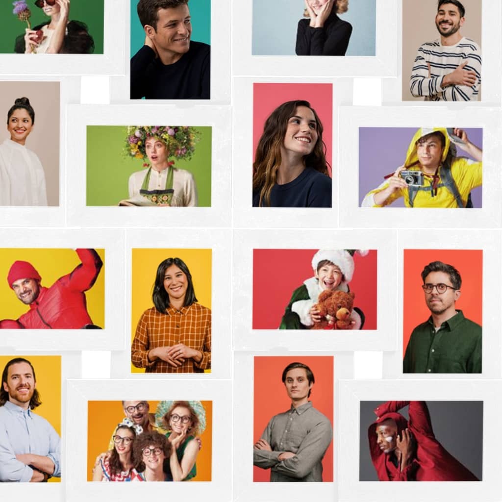 Collage Photo Frame for 24x(13x18 cm) Picture White MDF