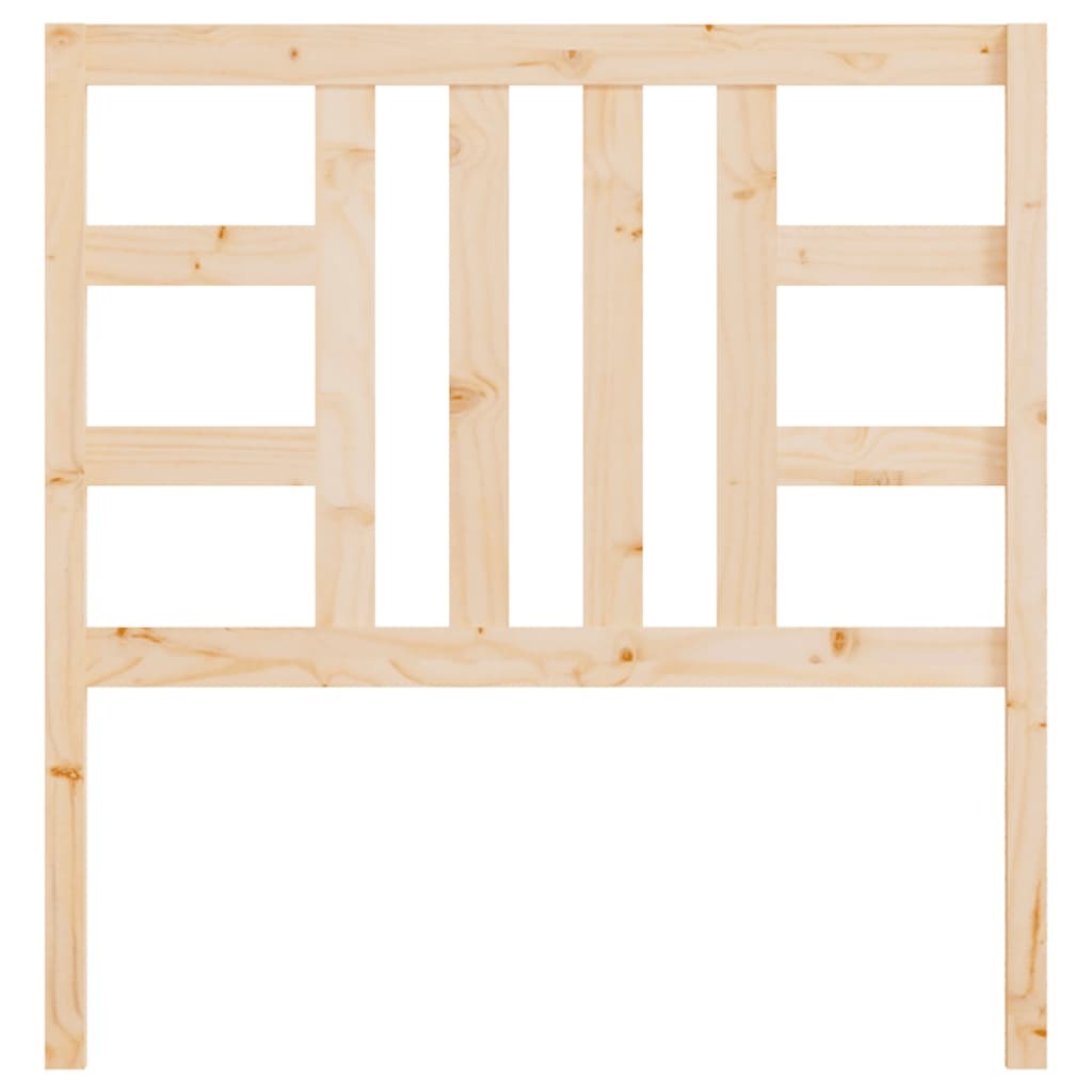 Bed Headboard 81x4x100 cm Solid Wood Pine
