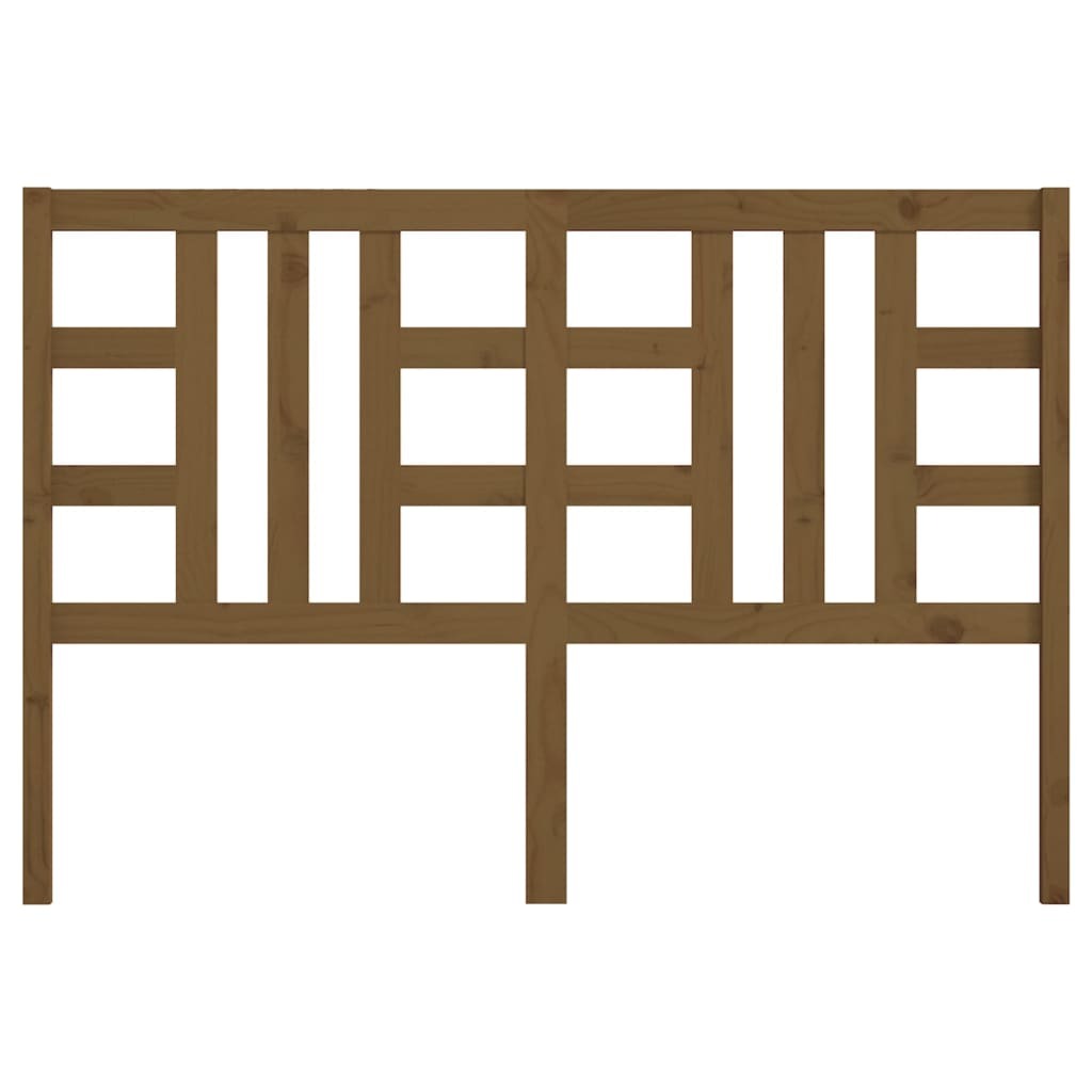 Bed Headboard Honey Brown 166x4x100 cm Solid Wood Pine