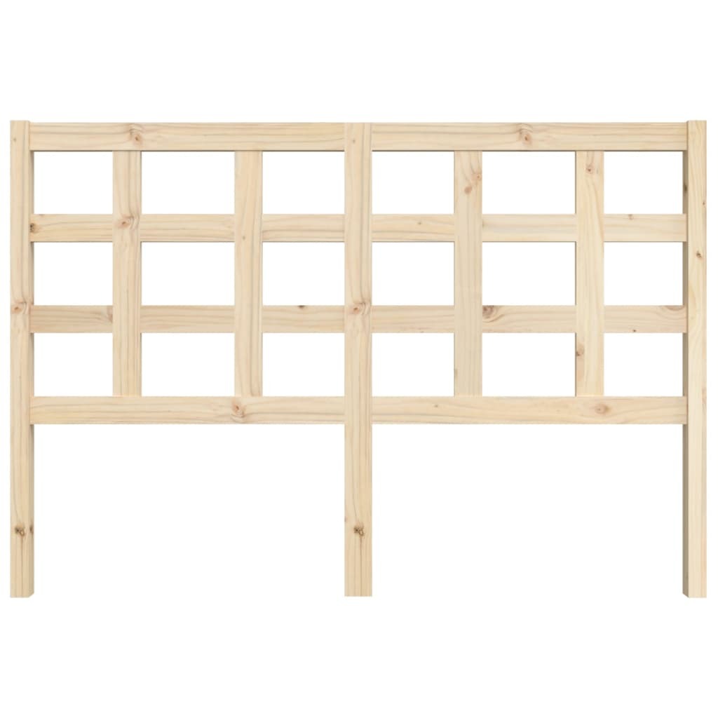 Bed Headboard 145.5x4x100 cm Solid Wood Pine