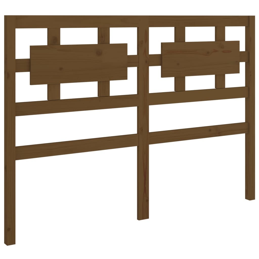 Bed Headboard Honey Brown 205.5x4x100 cm Solid Wood Pine