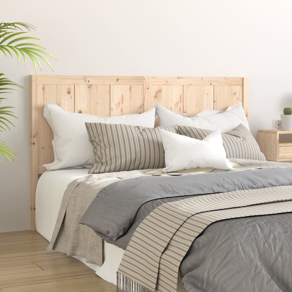 Bed Headboard 155.5x4x100 cm Solid Pine Wood