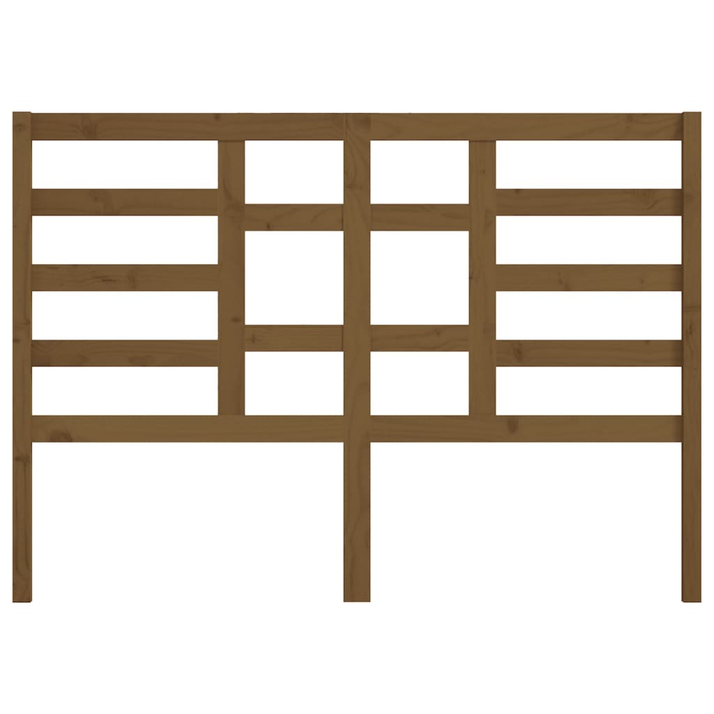 Bed Headboard Honey Brown 141x4x104 cm Solid Wood Pine