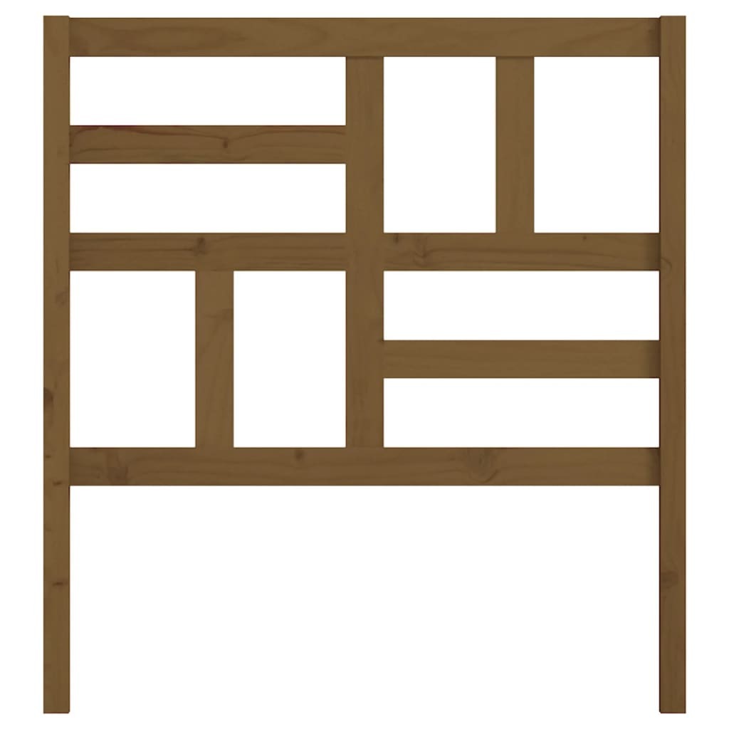 Bed Headboard Honey Brown 81x4x104 cm Solid Wood Pine