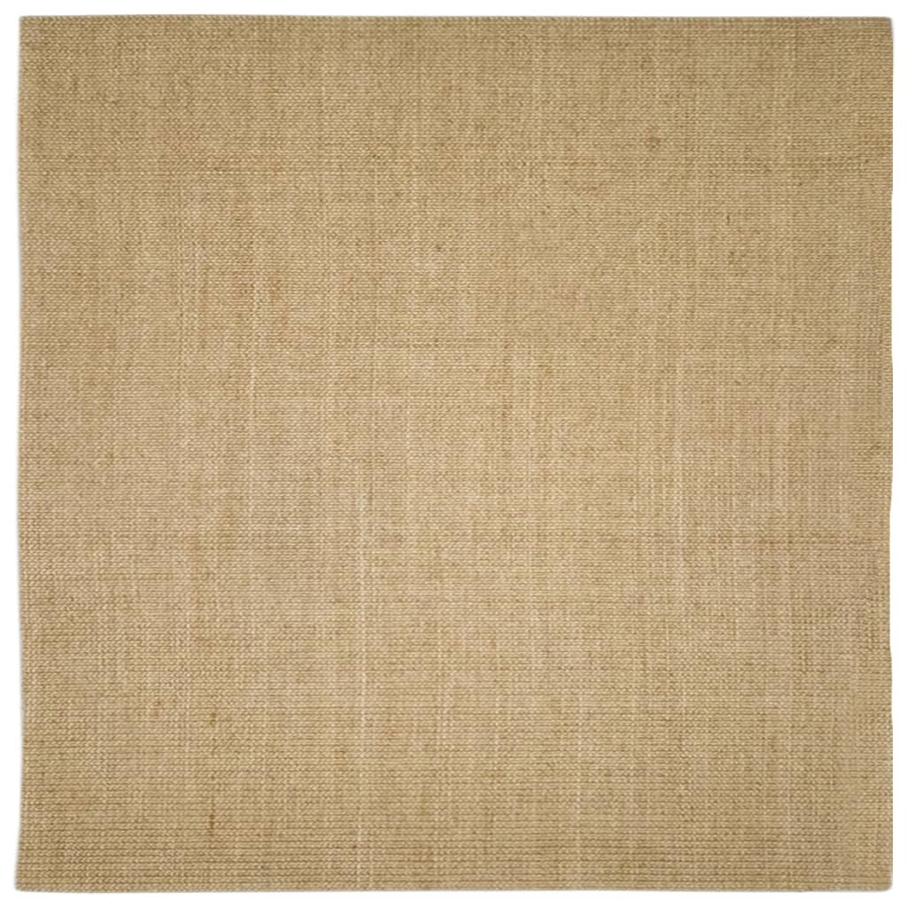 Rug Natural Sisal 100x100 cm
