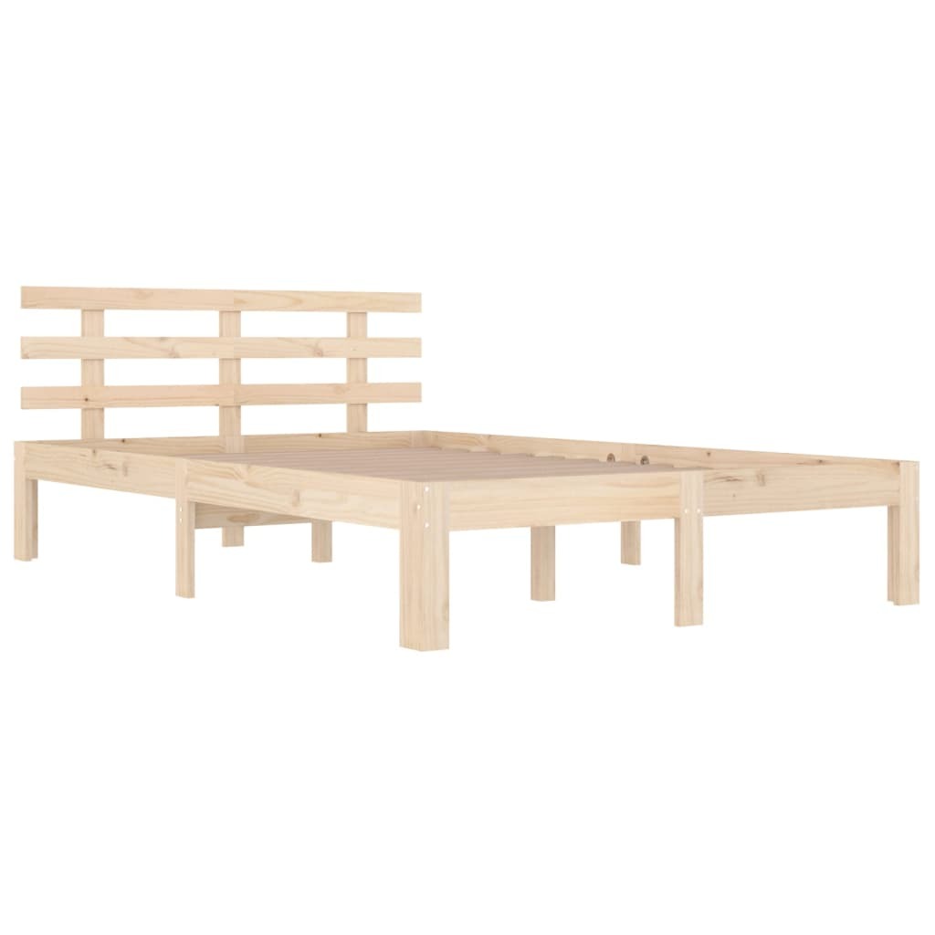 Bed Frame Solid Wood 140x200 cm