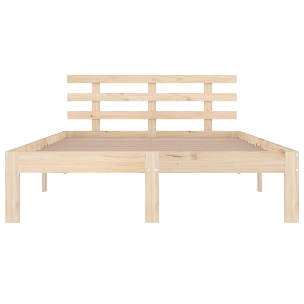 Bed Frame Solid Wood 140x200 cm