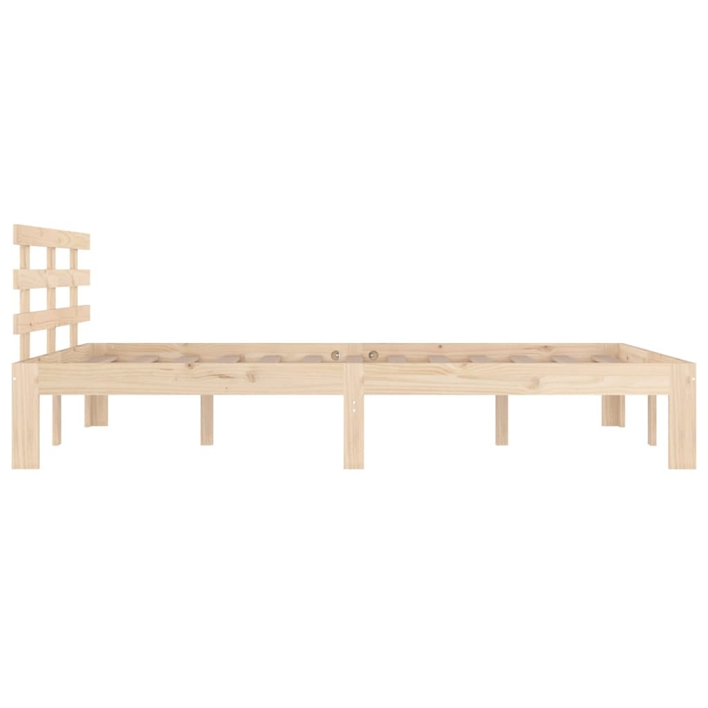 Bed Frame Solid Wood 140x200 cm