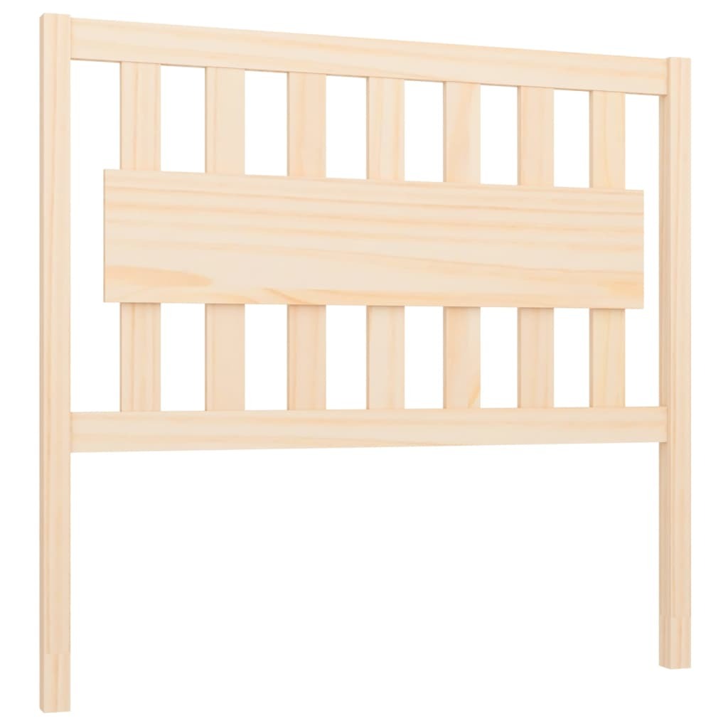 Bed Headboard 105.5x4x100 cm Solid Wood Pine
