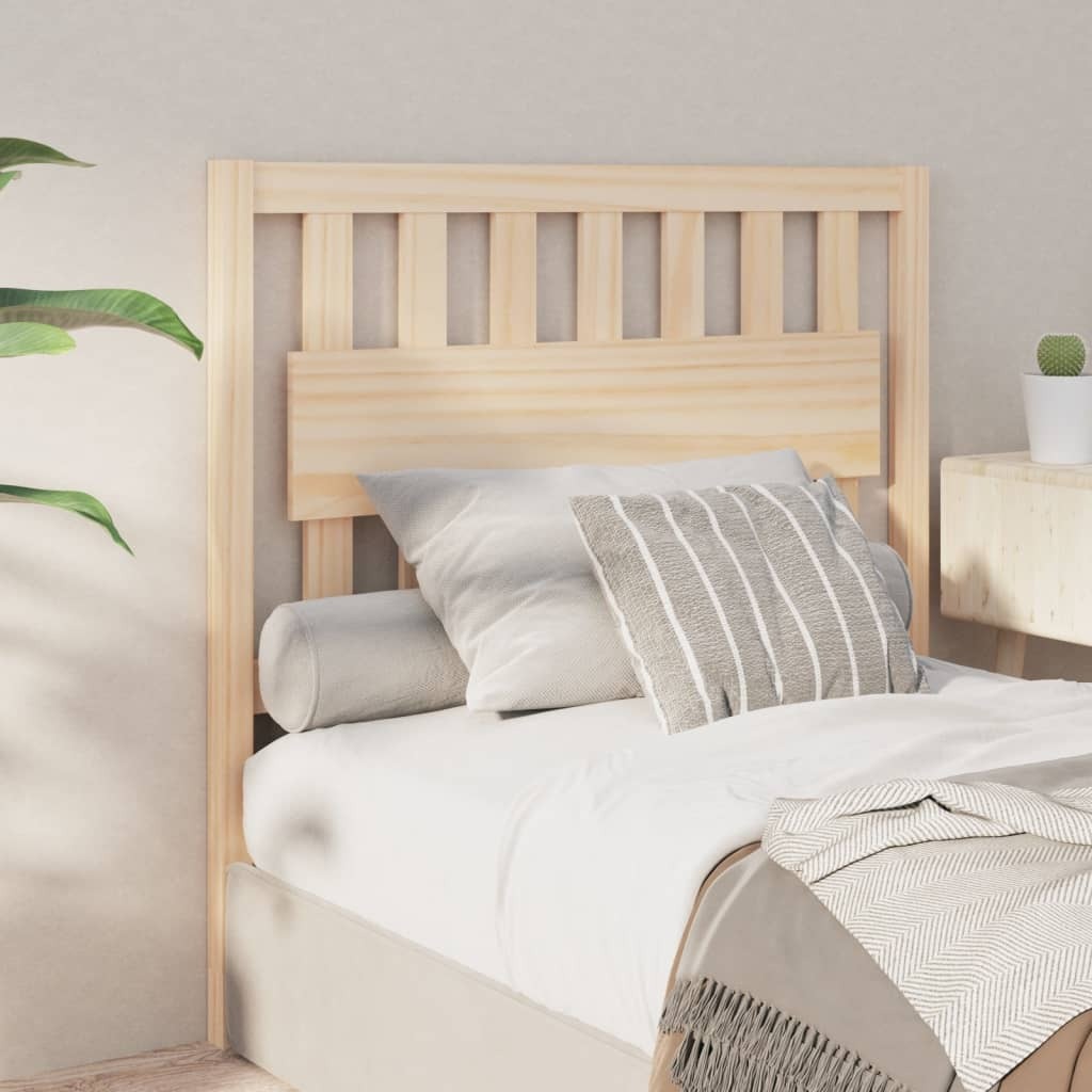 Bed Headboard 105.5x4x100 cm Solid Wood Pine