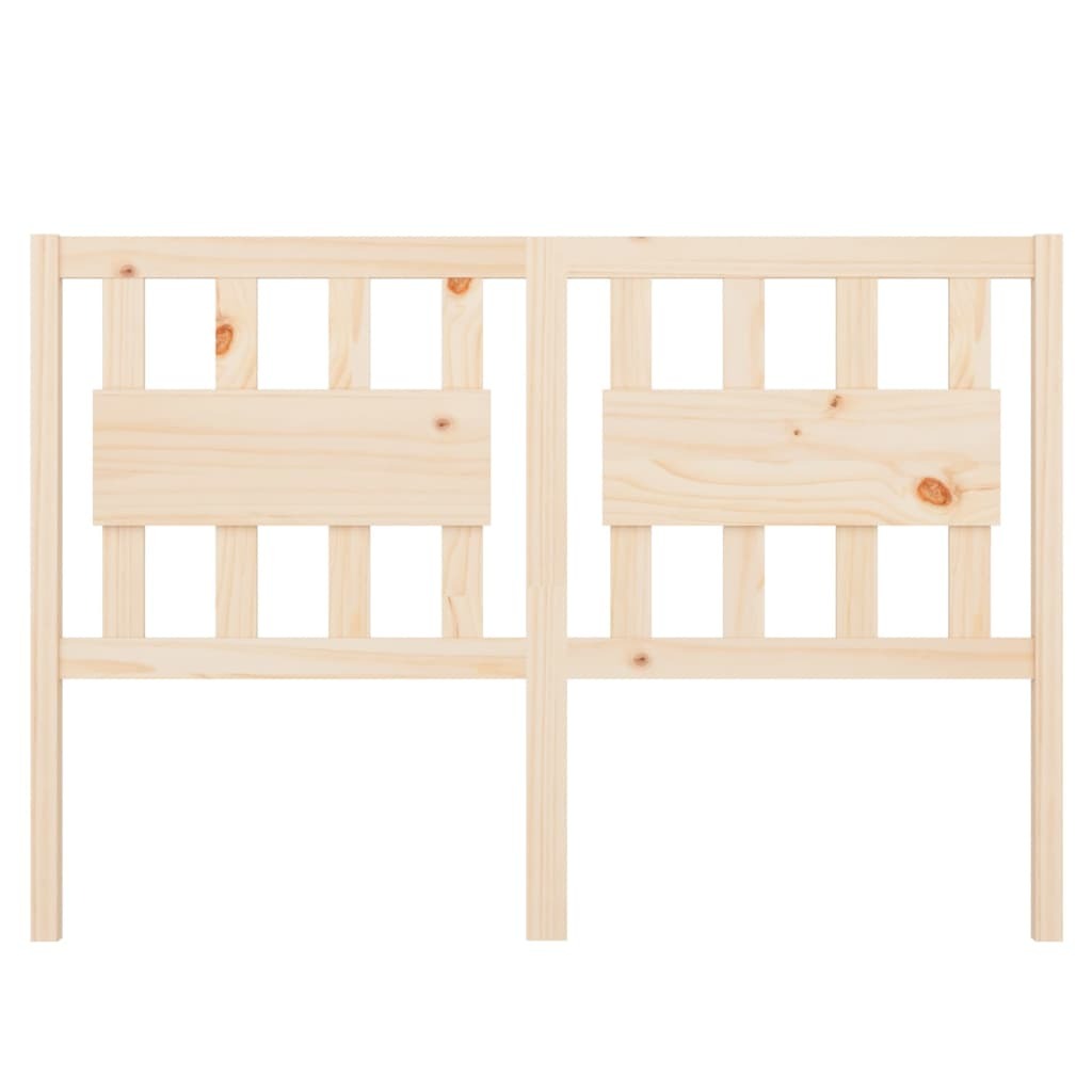 Bed Headboard 140.5x4x100 cm Solid Wood Pine